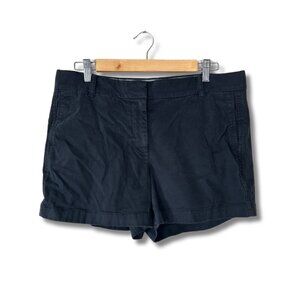 J. Crew Broken In Chino Shorts Black Women's Size 12